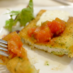 Bulviniai blynai su lašiša